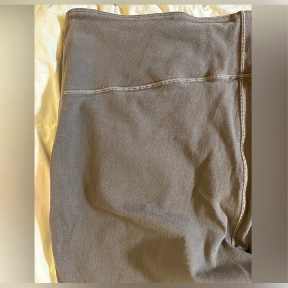 reversible blue gray geometric pattern - Stretch Ankle Pants -no pockets - 2X - Picture 8 of 16